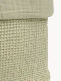 Nobodinoz Корзина для хранения детская Wabi Sabi текстильная из хлопка, 20х18х18 см, шалфейно-зелёная — фото 3
