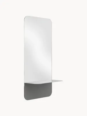 Normann Copenhagen Зеркало настенное с полкой Horizon, темно-серое