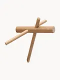 Normann Copenhagen Вешалка настенная Sticks, набор из 2 крючков, Ш 16 × В 15 см, Светлое дерево — фото 1