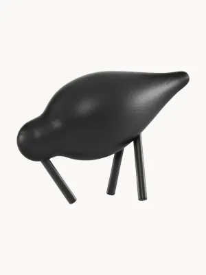 Normann Copenhagen Статуэтка птица Shorebird из дуба и стали, ширина 12 см