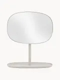 Normann Copenhagen Зеркало косметическое настольное Flip с подносом, высота 35 см, Ш 28 × В 35 см, Светлый бежевый — фото 1
