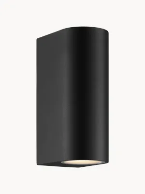 Nordlux Уличный настенный светильник Dion, чёрный, Ш 7 × В 16 см, Чёрный