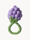 Oli & Carol Прорезыватель для зубов Grape в форме винограда из натурального каучука, 12 х 22 см, лавандово-зелёный — фото 1