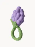 Oli & Carol Прорезыватель для зубов Grape в форме винограда из натурального каучука, 12 х 22 см, лавандово-зелёный — фото 2