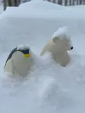 Oli & Carol Игрушка для ванной Ice Protector белый медведь из натурального каучука, ручная работа, 19 x 15 см — фото 5