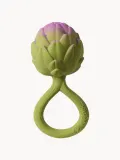 Oli & Carol Прорезыватель для зубов Artichoke в форме артишока из натурального каучука, 12 х 22 см, зелёно-лавандовый — фото 1