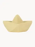 Oli & Carol Игрушка для ванной Origami Boat кораблик из натурального каучука, ручная работа, кремовый, 13 x 6 см — фото 1