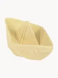 Oli & Carol Игрушка для ванной Origami Boat кораблик из натурального каучука, ручная работа, кремовый, 13 x 6 см — фото 2