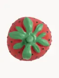 Oli & Carol Прорезыватель Sweetie the Strawberry из натурального каучука, ручная работа, красный, 22 x 13 см — фото 2