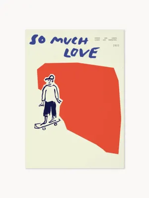 Paper Collective Постер So Much Love Skateboard