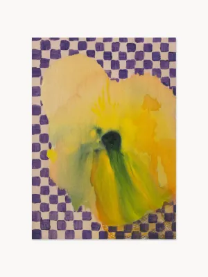 Paper Collective Постер Flower with Checks 02 художницы Лиат Гринберг