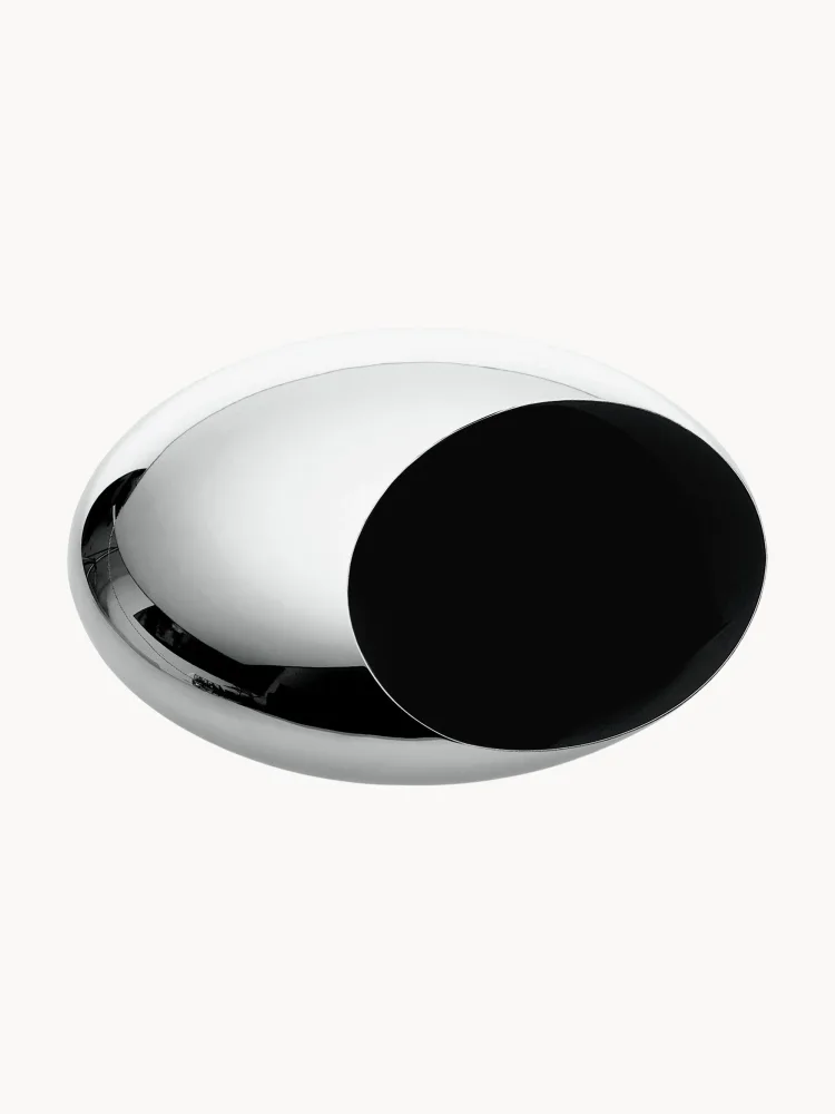 Philippi Миска декоративная Cocoon из полированной стали, диаметр 16 см