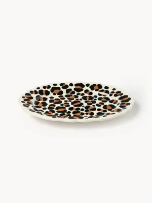 Блюдо для подачи Leopardo Popolo ручной работы, керамика, 32 см