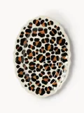 Блюдо для подачи Leopardo Popolo ручной работы, керамика, 32 см — фото 2