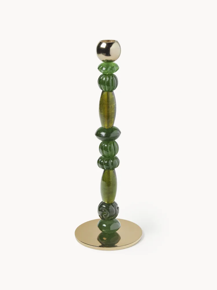 Подсвечник POLSPOTTEN Beads из переработанного стекла