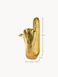 Polspotten Крючок для одежды настенный Thumbs-up в форме руки с поднятым большим пальцем, литой алюминий, 9х16 см, золотистый — фото 2