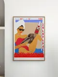 Poster and Frame Постер Hello Bonjour - Moet Monday — фото 4