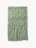 Pick a Poppy Скатерть Damson из хлопка с ручной печатью, 180х250 см — фото 1