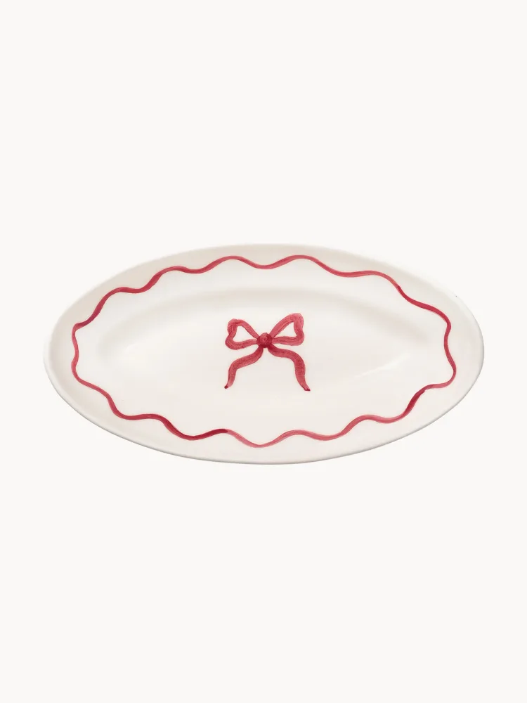 Блюдо для подачи Bow Pick a Poppy, керамика, 26 см