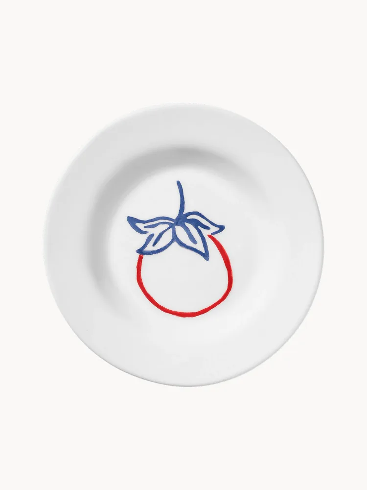 Pick a Poppy Тарелка десертная Picnic ручной работы