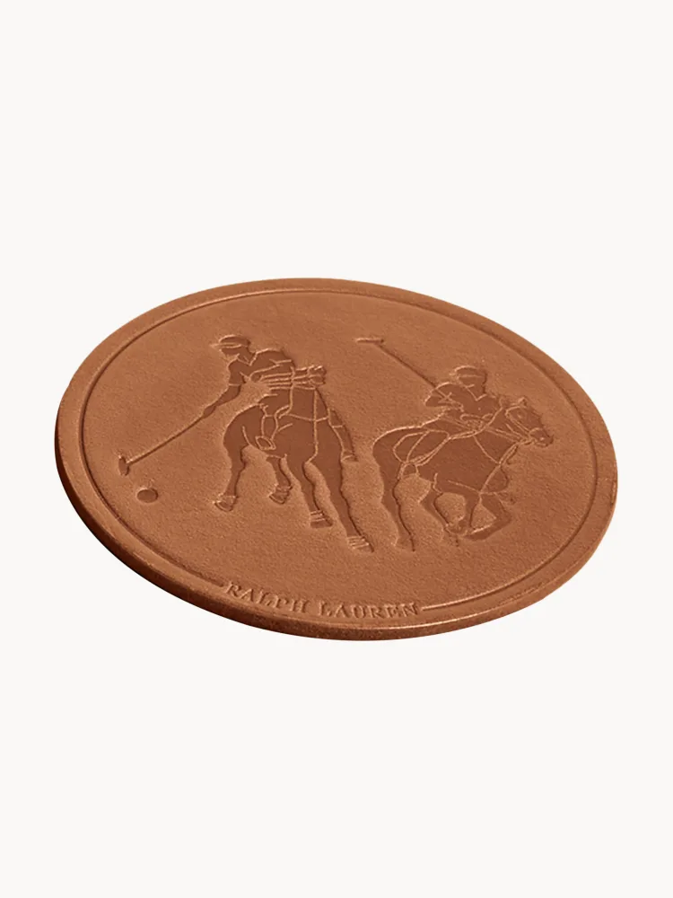 Ralph Lauren Home Набор подставок Garrett из кожи, 4 шт