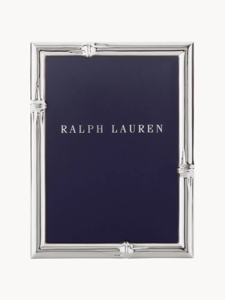 Ralph Lauren Home Фоторамка настольная Bryce из посеребрённой латуни