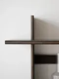 Rowico Home Полка Westlock, Ш 75 × В 48 см, Тёмное дерево — фото 3