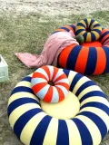 Подушка декоративная Studio About Float темно-синяя — фото 4