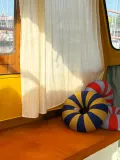 Подушка декоративная Studio About Float темно-синяя — фото 5