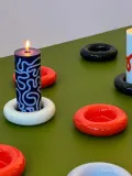 Подсвечник STUDIO ABOUT Bob из глины, Ø 16 × В 4 см, Светлый синий — фото 3