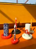 Набор столовых свечей STUDIO ABOUT New Ones, 4 шт, В 24 см, Светлый розовый — фото 2