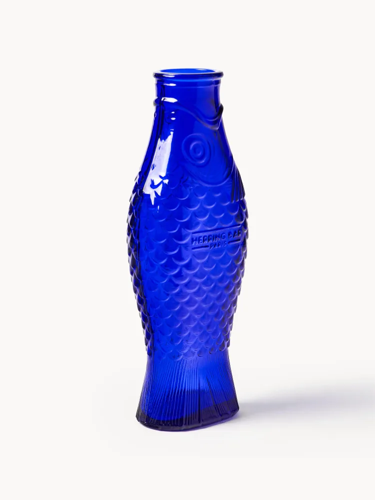 Графин SERAX Fish & Fish в форме сельди, синий, 850 мл
