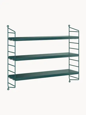String Furniture Полка String Pocket, Ш 60 × В 50 см, Petrol