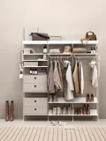 String Furniture Полка настенная для стеллажа String System металлическая, ширина 58 см, высота 2 см, белая — фото 5
