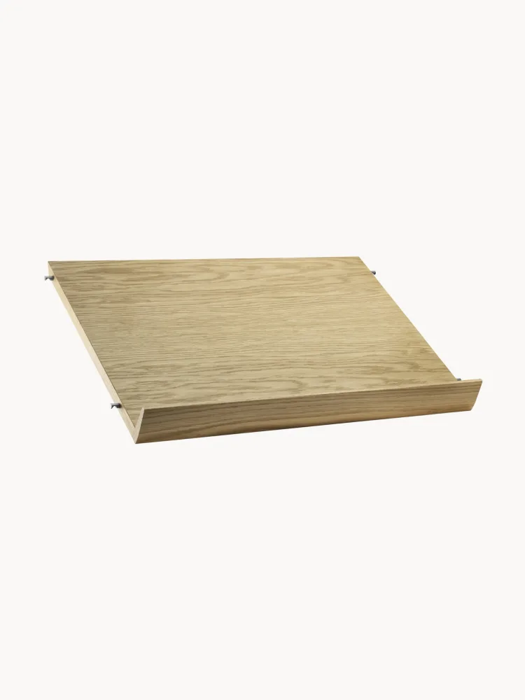 String Furniture Полка String System, 58 х 30 см, Ш 58 × Г 30 см, Светлое дерево