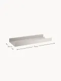 String Furniture Полка настенная металлическая String System шириной 78 см и глубиной 30 см, светло-бежевая — фото 2