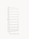 String Furniture Кронштейн настенный для полок String System, стальная панель 20 × 50 см, белая — фото 2