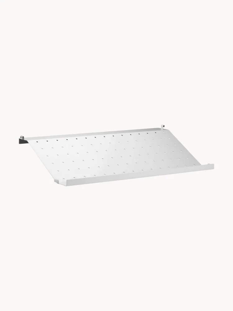 String Furniture Полка для обуви String System из стали, 58х30 см, высота 10 см, белая