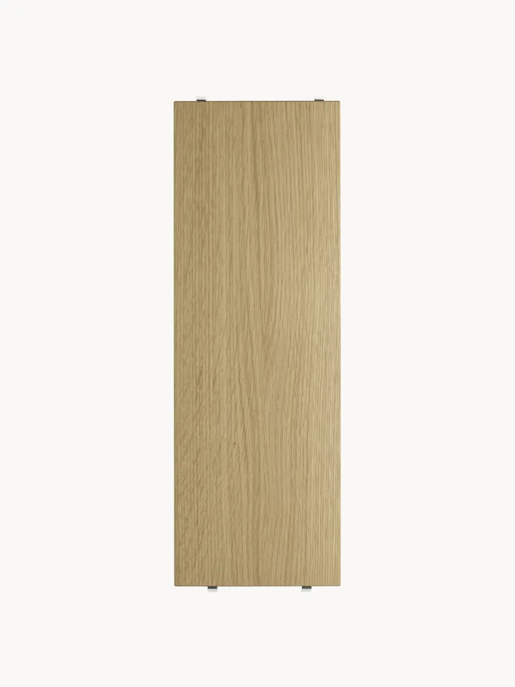 String Furniture Комплект полок String System из шпонированной плиты, 58х20 см, 3 шт., светлое дерево