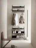 String Furniture Полка настенная металлическая String System шириной 78 см и глубиной 20 см, чёрная — фото 5