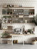 String Furniture Полка String System для стеллажной системы, Ш 78 × Г 20 см, Светлое дерево — фото 3