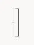 String Furniture Штанга для одежды настенная String System из стали с порошковой окраской, 72 см, тёмно-серая — фото 2
