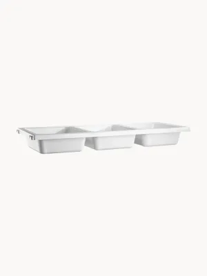 String Furniture Полка String System, Ш 78 × Г 30 см, Белый