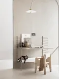 String Furniture Полка настенная металлическая String System шириной 78 см и глубиной 30 см, белая — фото 5