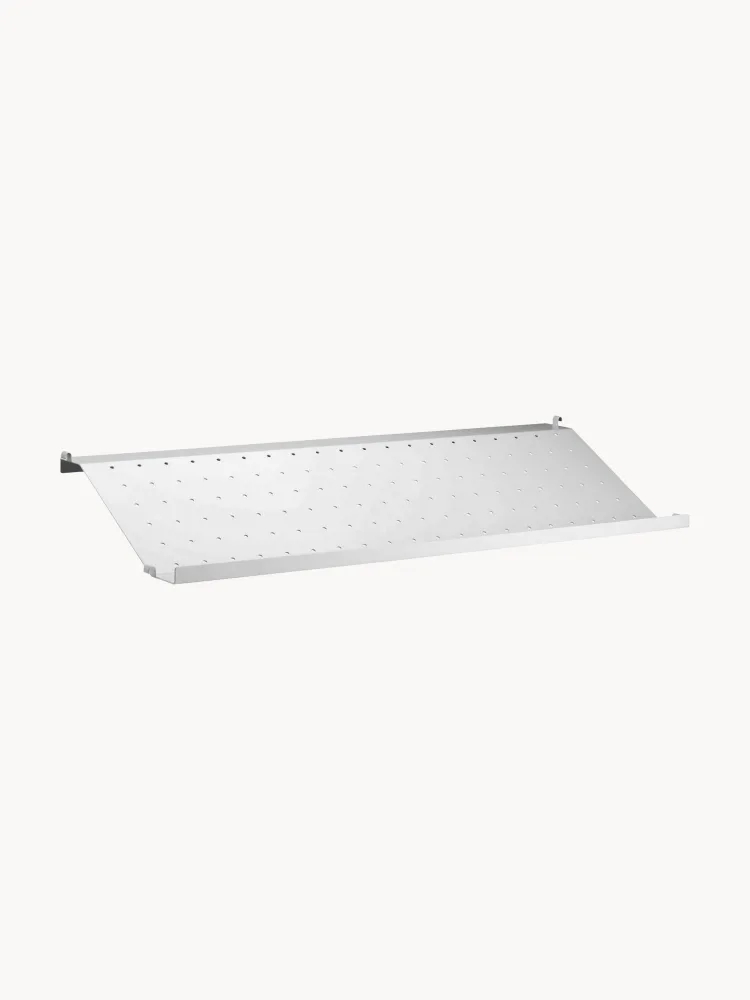 String Furniture Полка для обуви String System из стали, 78х30 см, высота 10 см, белая