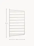String Furniture Кронштейн настенный для полок String System, стальная панель 30 × 50 см, светло-бежевая — фото 2