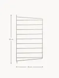 String Furniture Кронштейн настенный для полок String System, стальная панель 30 × 50 см, светло-бежевая — фото 7