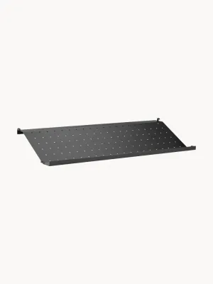 String Furniture Полка для обуви String System из стали, 78х30 см, высота 10 см, чёрная