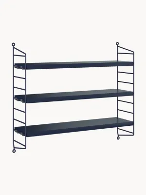 String Furniture Полка String Pocket, Ш 60 × В 50 см, Тёмный синий