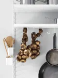 String Furniture Вешалка настенная String System, набор из 5 крючков, Ш 4 × В 8 см, Белый — фото 3